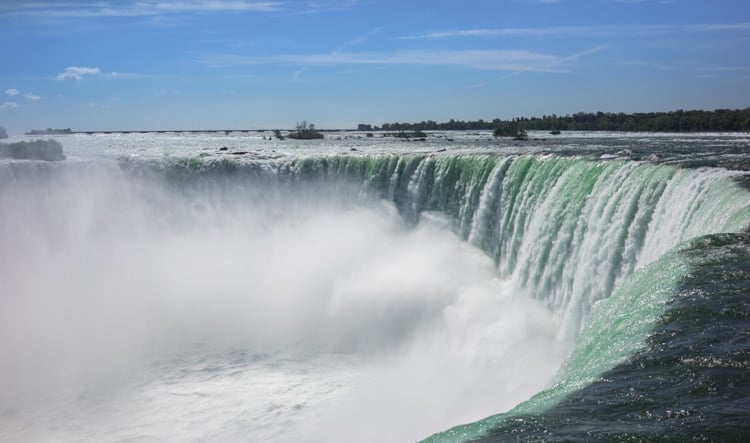 Wodospad Niagara - widok od strony kanadyjskiej