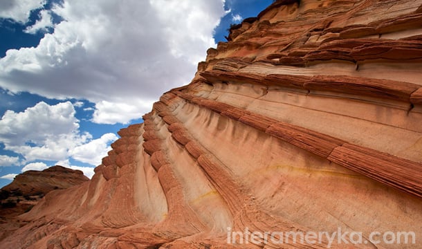 Arizona - czerwone formacje skamieniałych wydm Formacje White Pocket