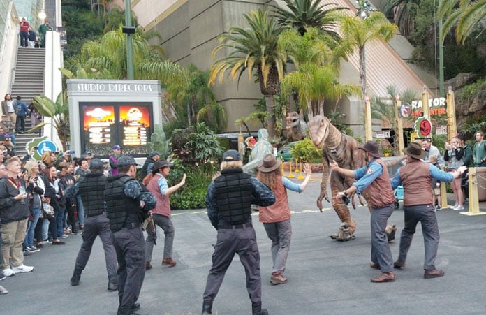 Universal Studios Hollywood - praktycznie porady. 7 Universal Studios show chodnik